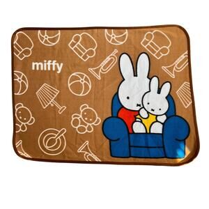 Miffy Baby Blanket Fleece Cased Edge Small